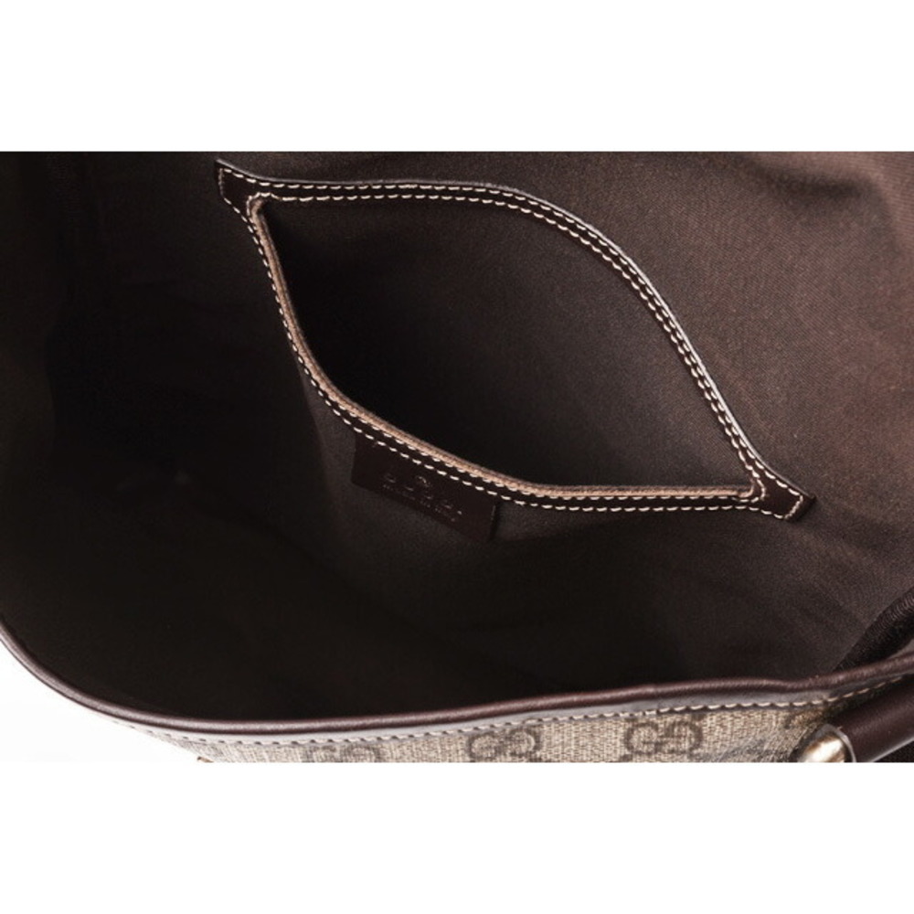 Gucci Shoulder Bag GG Plus Brown Beige - Picture 7 of 9